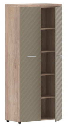 Шкаф с глухими дверьми и топом Торр ЛУКС ТЛХC 85.1 Дуб Каньон Капучино / Torr LUX TLHC_1