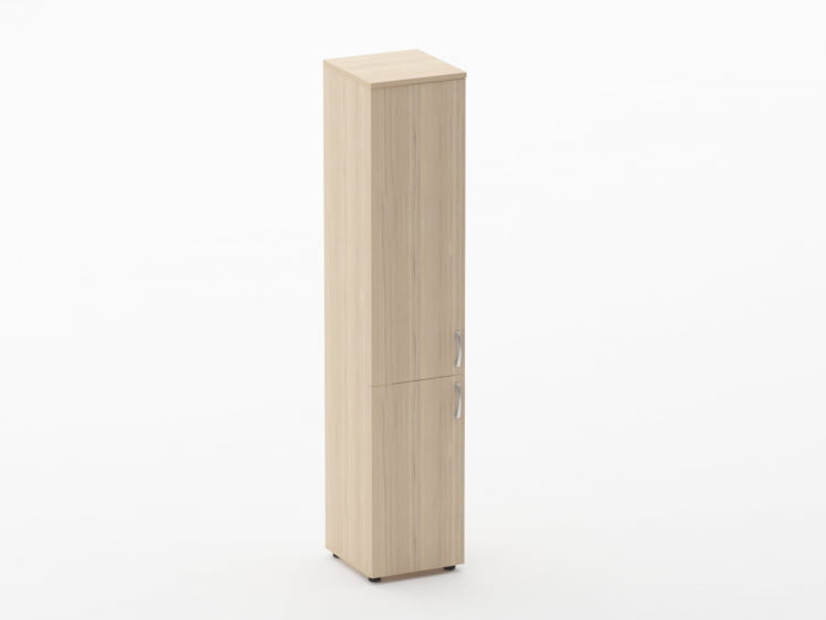 Шкаф высокий закрытый Глассй 6.19.13Л Венге / Glassy_0