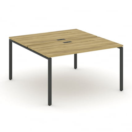 Рабочая станция двухсторонняя на 2 места CОНCЕПТ CН.ДРС-002 Дуб Винченцо Антрацит / CONCEPT CN.DRS-002_0