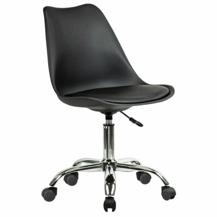 Офисное кресло БРАБИКС Еамес МГ-310 CХ экокожа Черный / BRABIX Eames MG-310 CH_0
