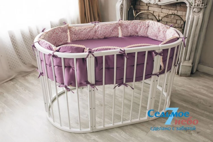 Кровать-трансформер 6-в-1 Меррй Хаппй 01 Белая / Merry Happy_21