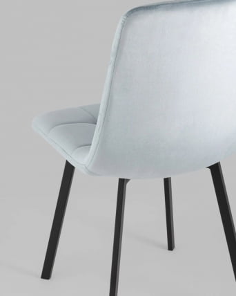 Стул Чиллй велюр серо-голубой 4 шт. / Chilly_5