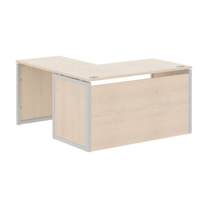 Стол письменный угловой правый КСТЕН-КП КСКПCТ 1415Х Р Бук Тиара Серый / XTEN-QP XQPCT 1415H R_0