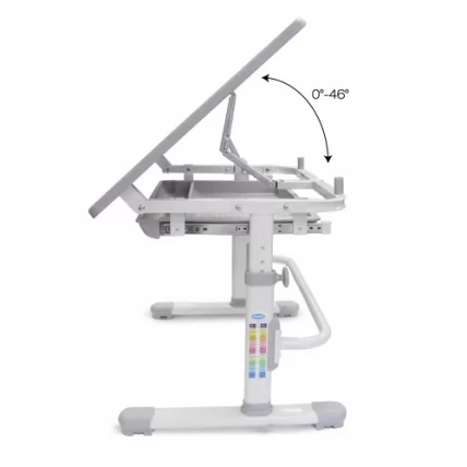 Комплект парта и стул с чехлом РИФФОРМА СЕТ-10 Белый Серый / RIFFORMA SET-10_7