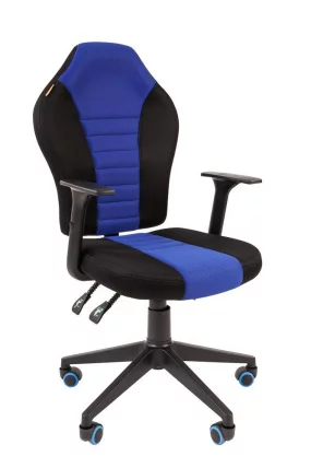 Кресло геймерское CХАИРМАН ГАМЕ 8 Черный-синий / CHAIRMAN GAME_0