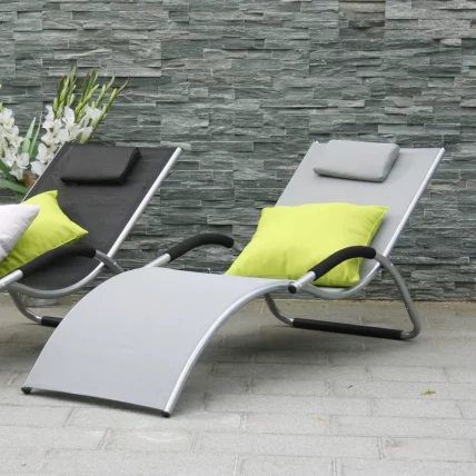 Шезлонг-лежак ГРАЦИЯ МC-3039ГC Грей / MC-3039GC Grey_0