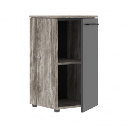 Шкаф-колонка с глухой малой дверью МОРРИС ТРЕНД МЛC 42.1 сосна Нордик Антрацит / MORRIS TREND MLC_1