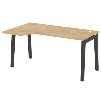 Стол эргономичный левый ОНИКС ВООД ОВ.СА-1(Л) Тиквуд Светлый/Темный / ONIX WOOD OW.SA-1(L)_0