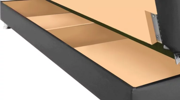 Диван-кровать Модесто Комфорт ДК Санторини 401 (черный) Категория 3_4