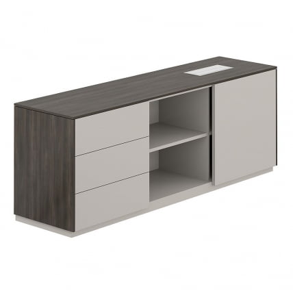 Тумба опорная 1700 левая Атлас НЗ-0211.БТ.ГС.Л Бренсон Трюфель Серый камень / Atlas NZ-0211.BT.GS.L_0