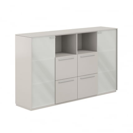 Шкаф средний с ящиками Атлас НЗ-0336.ГС.ГС Серый камень / Atlas NZ-0336.GS.GS_0