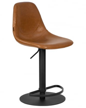 Стул барный ДОБРИН РОМЕ (коричневый винтажный ПУ (МС09)) 2 шт / DOBRIN ROME PU (MS09))_2