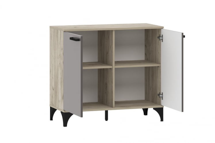 Тумба Марсель НМ 013.78 Софт Графит Дуб Крафт серый_1