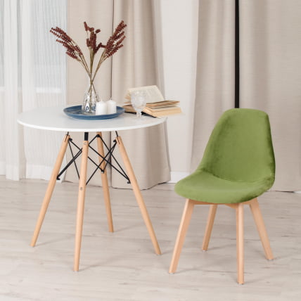 Стул CИНДЙ СОФТ (мод. C1021Ф1) Зеленый (ХЛР 54)/натуральный / CINDY SOFT (mod. C1021F1) (HLR_8