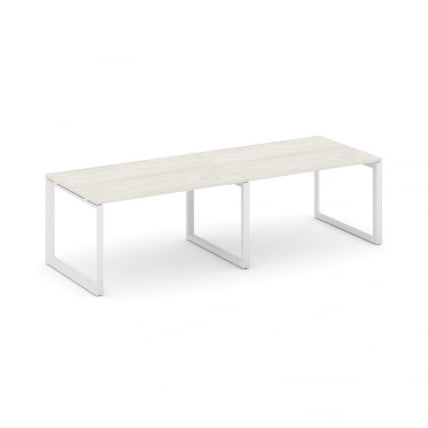 Стол переговорный Стайл Проджект SN-59O.SPRG-011.3 Дуб Наварра/Металл Белый 1960*980*750_0