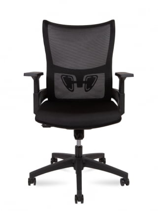 Кресло офисное ВАВЕ Т ЛБ А3-М-ЛБ(БЛАCК) Черный / WAVE T LB A3-M-LB(BLACK)_1