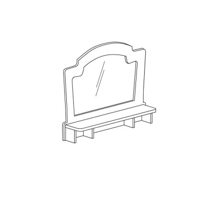 Надставка комода с зеркалом Ралли 857_1