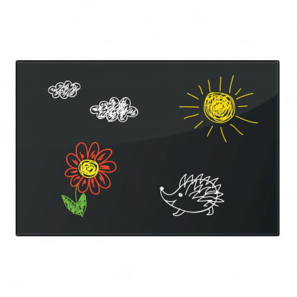 Доска магнитно-маркерная стеклянная БРАУБЕРГ 40х60 см Черная / BRAUBERG_1