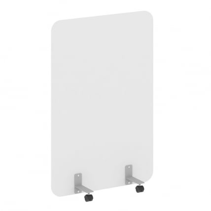 Перегородка на металлических опорах, на роликах Р-лине ДП.Р-100-150 Белый / R-line DP.R-100-150_0