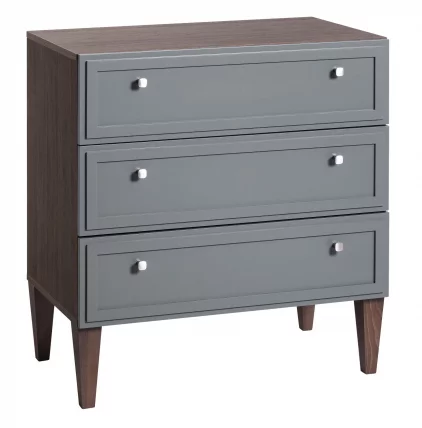 Комод 3 ящика Нортон (К) Серый / Norton_0