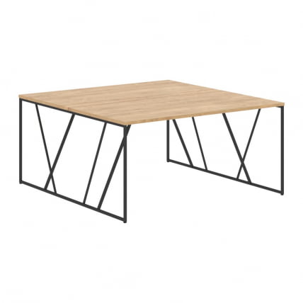 Стол письменный ЛОФТИС ЛВСТ 1516 Дуб Бофорд/Черный / LOFTIS LWST_0