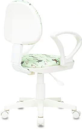 Кресло детское Бюрократ КД-3/ВХ/АРМ/ХОРСЕ-ГН / KD-3/WH/ARM/HORSE-GN_3