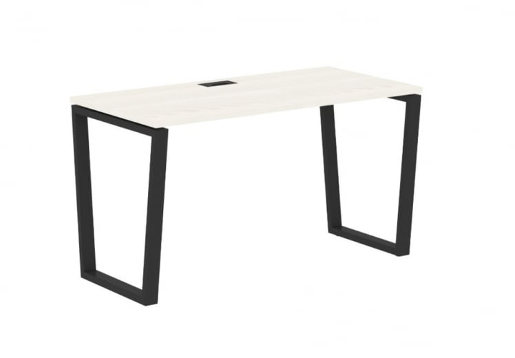 Стол письменный ЕДИС ЕВСТ 1367 Ясень Траун Черный / EDIS EVST_0