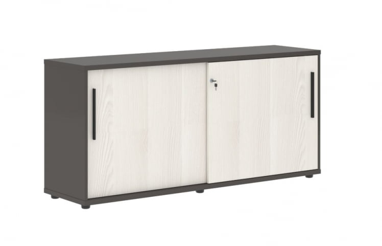 Шкаф с дверьми-купе ЕДИС ЕЛC 1643 Ясень Траун Черный Мокко / EDIS ELC_0