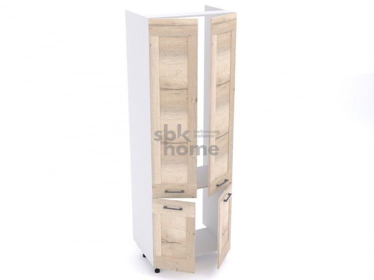 Пенал П-2, Дублин (800*570*2406) Дуб галифакс белый, 21672_1