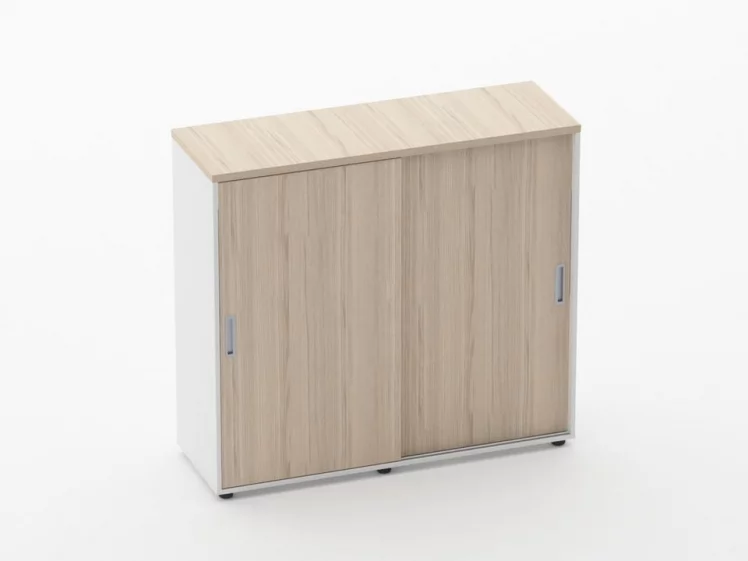 Тумба-купе высокая для рабочего модуля Дека 9.03.125 Туя/Белый / Deka_0