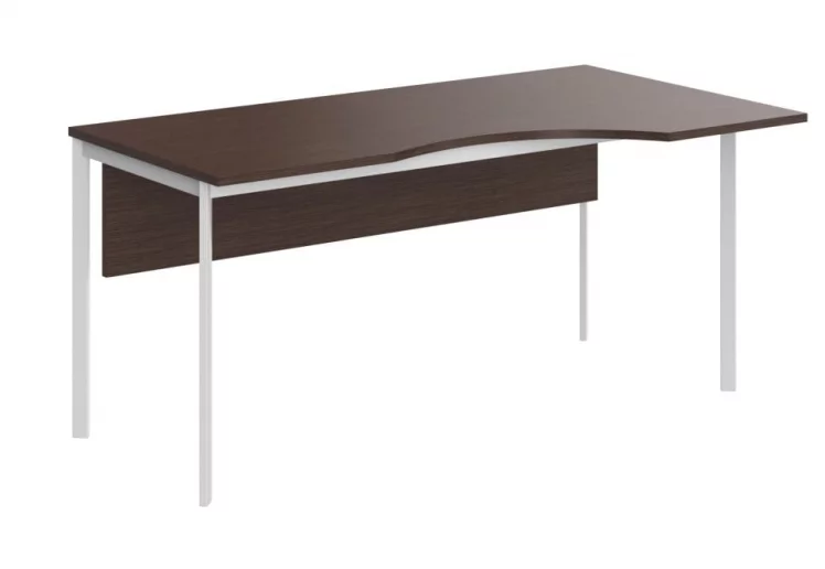Стол эргономичный ИМАГО-С CА-2СД(Л/Р) венге магия белый полуматовый / IMAGO-S CA-2SD(L/R)_0
