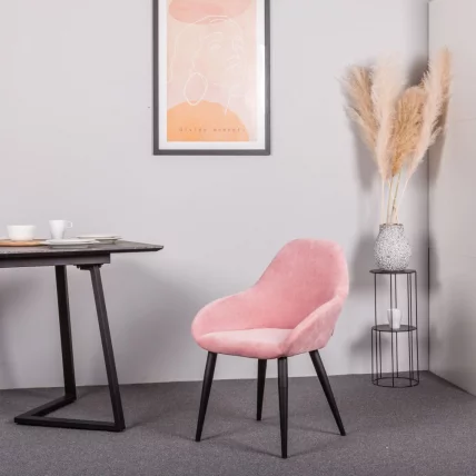 Стул Кент Розов/Черный / Kent_6