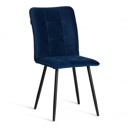 Стул обеденный Бари LT, велюр, Блуе (синий), 41х55х89 см / Bari Blue_0