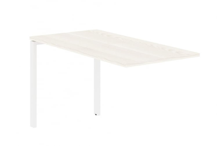 Брифинг-приставка ЕДИС ЕУБ 1367 Ясень Траун Белый / EDIS EUB_0