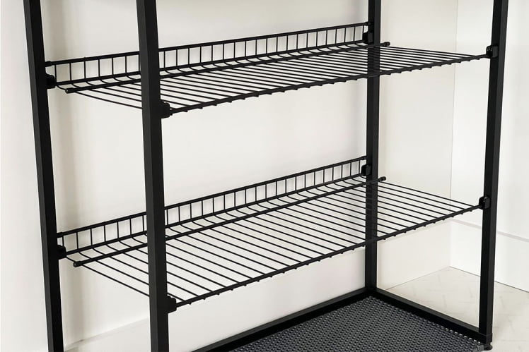 Обувница Краш ЛМН-13 черный муар/белое дерево / LMN-13_11