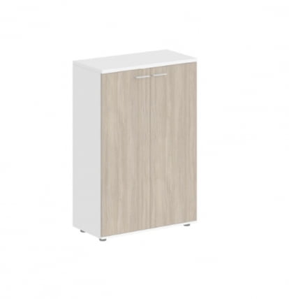 Шкаф средний Сигма СГ.803.ВХ.ОД Белый Дуб темный / Sigma SG.803.WH.OD_0