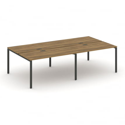 Рабочая станция двухсторонняя на 4 места CОНCЕПТ CН.ДРС-008 Сандал Янтарный Антрацит / CONCEPT CN.DRS-008_0