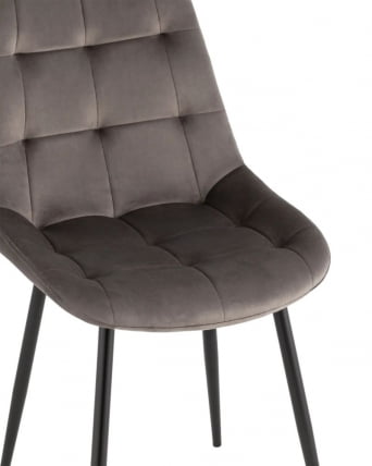 Стул Флекс Нев велюр антрацитовый 2 шт. / New_6