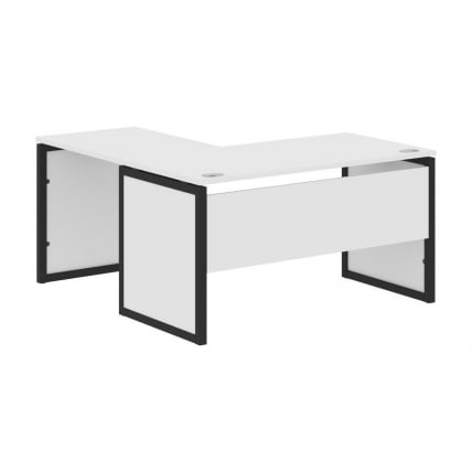 Стол письменный угловой правый КСТЕН-КП КСКПCТ 1415 Р Белый Антрацит / XTEN-QP XQPCT R_0