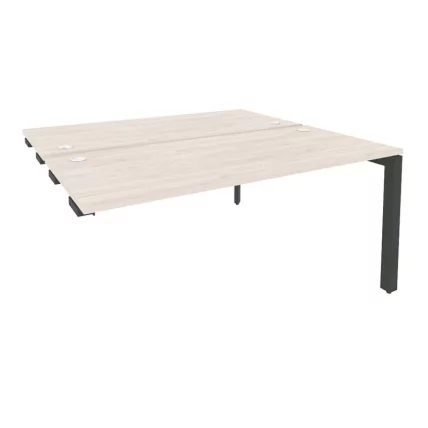 Стол-приставка двойной на П-образном м/к к опорным элем. ОНИКС О.МП-Д.СПР-4.7 Денвер Светлый/Антрацит / ONIX O.MP-D.SPR-4.7_0