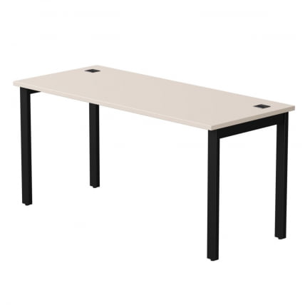 Стол прямой на металлокаркасе, опоры 90 гр Еверпроф ЕВО 254С008 Кашемир Черный / Everprof EVO 254S008_0