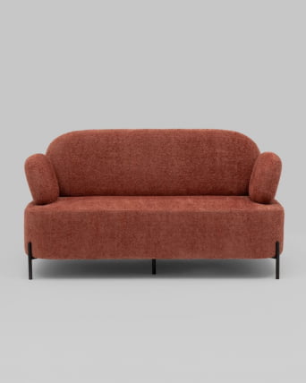 Диван Кэнди ткань букле коралловый_1