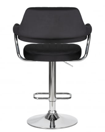 Стул барный ДОБРИН CХАРЛЙ Черный велюр МДЖ9-101 / DOBRIN CHARLY MJ9-101_4