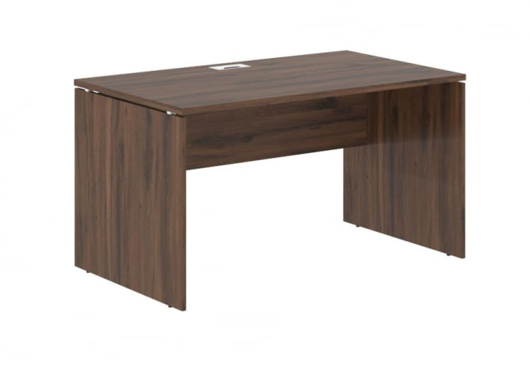 Стол письменный ЕДИС ЕДСТ 1380 Дуб Денвер темный Белый / EDIS EDST_0