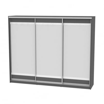 Шкаф-купе Б-230х270х60-3(Графит-Д10Д10Д10) / B-230х270х60-3(Графит-D10D10D10)_0