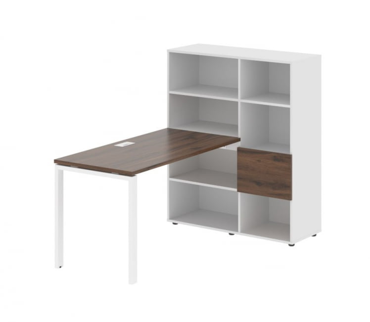 Рабочая станция ЕДИС ЕУРСТ 1113 Дуб Денвер темный Белый Белый / EDIS EURST_0