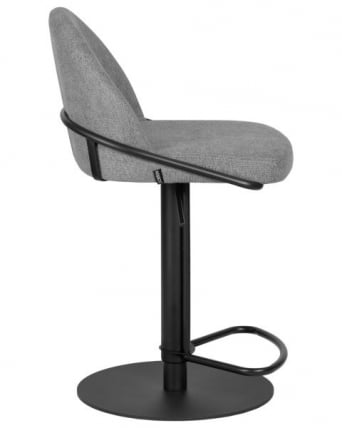 Стул барный ДОБРИН ОЛИВЕР (серая ткань (ФЛЙ1347-17)) 2 шт / DOBRIN OLIVER (FLY1347-17))_3