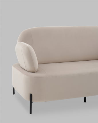 Диван Кэнди 2Д велюр бежевый_6