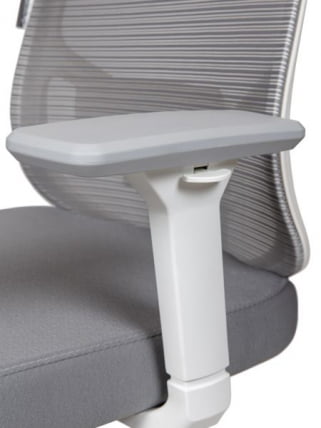 Кресло офисное Бест ЛБ вхите Греи / Best LB white Grey_7