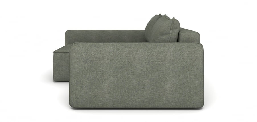 Диван угловой Лофт левый ткань ДЖаспер виридиан (1760*2320*810) Серо-зеленый, 2117898/50635/8 / Jasper viridian_3